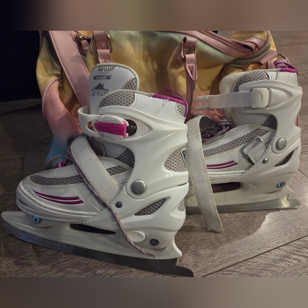 Lake Placid Summit Girls' Adjustable Ice Skate